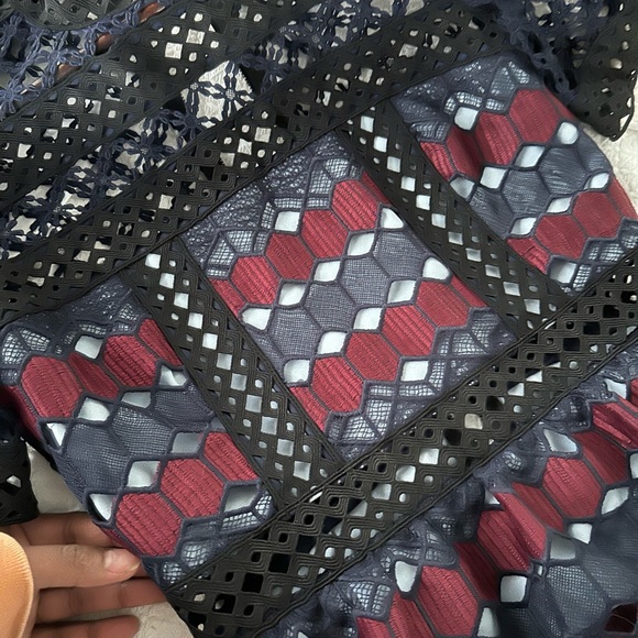 Self portrait lace multi color mini dress - Picture 4 of 7